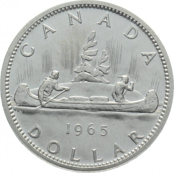 Kanada 1 Dollar 1965 Voyager - Elisabeth II.